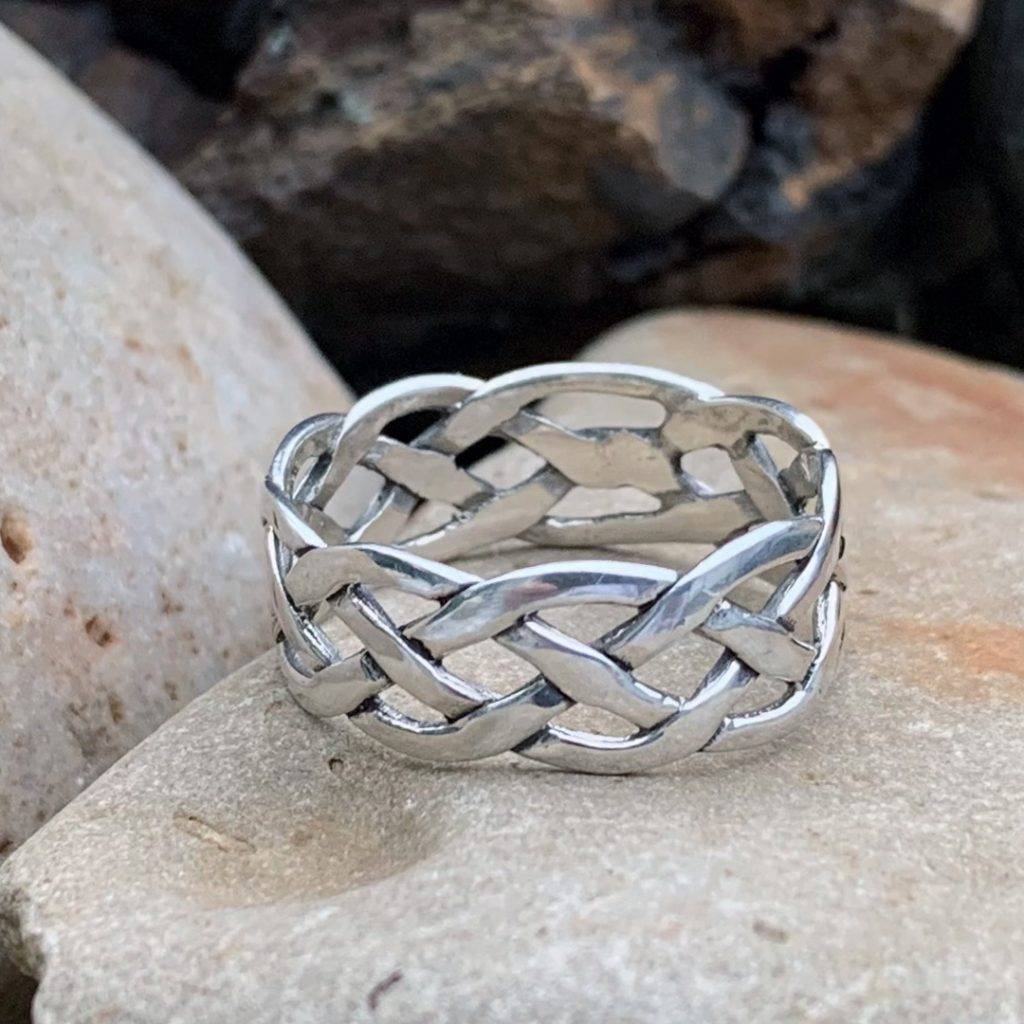 Sterling Silver Celtic Weave Ring