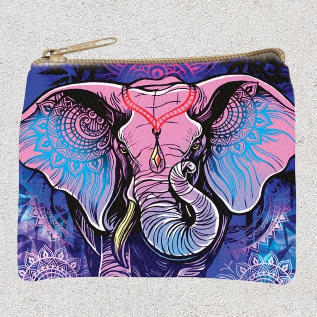 Pink Elephant Coin Purse GLE Good Living Essentials   PinkElephantcoinPurse 1024x1024 