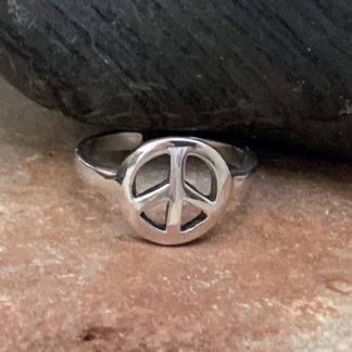 Peace Sign Toe Ring