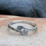 Sterling Ring Esses & Spirals