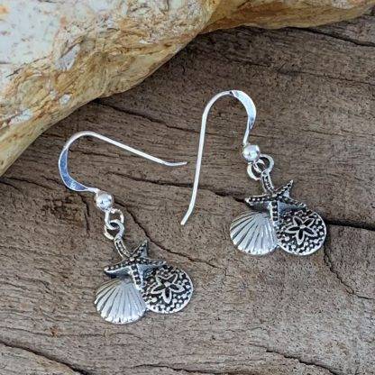 Sterling Silver Sea-Life Earrings