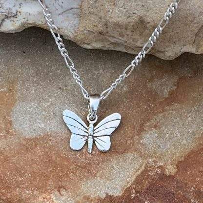 Sterling Lucky Butterfly Pendant
