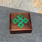 Green Celtic Knot Handcrafted Box