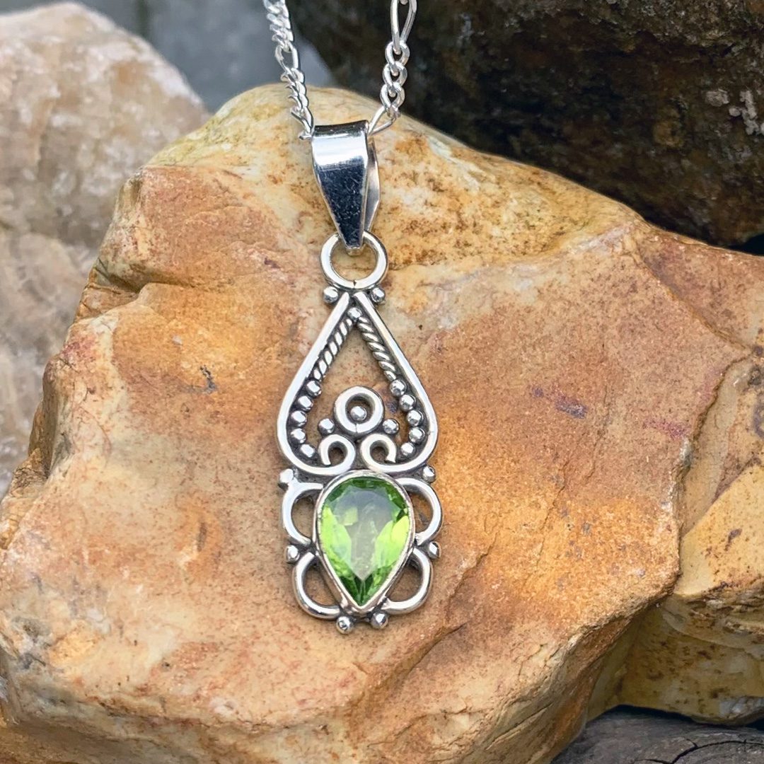Enchanting Peridot Sterling Pendant