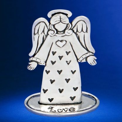 Pewter Angel of Love