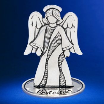 Pewter Angel of Protection
