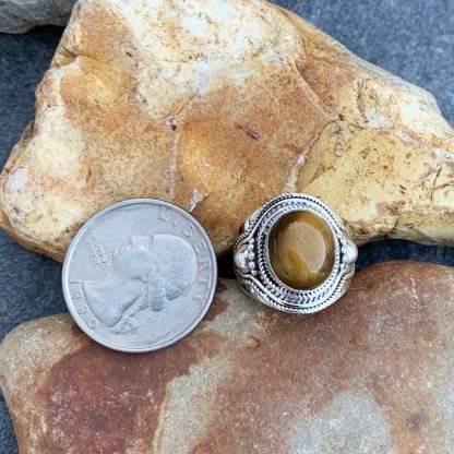 Tiger's Eye Oval Ring