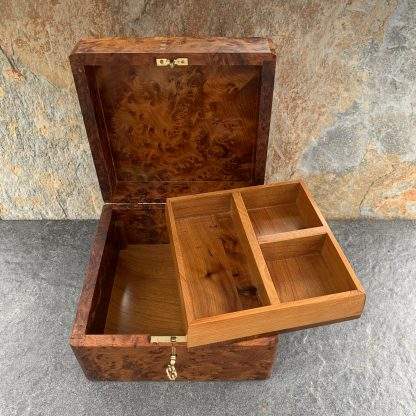 Moroccan Thuya-Wood Jewelry Box