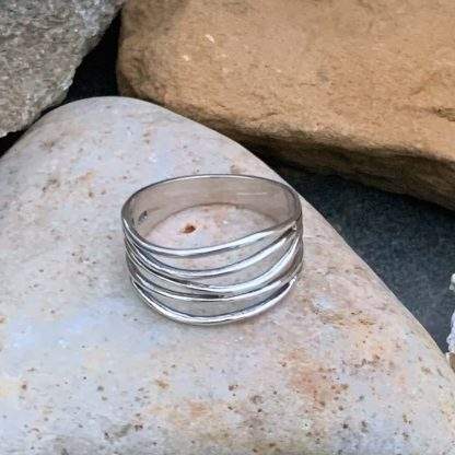 Sterling Multi Bands Ring