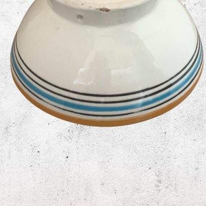 Blue & Saffron Moroccan-Pottery Bowl