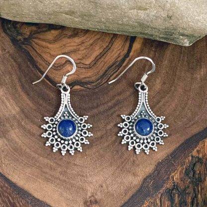 Sterling Lapis Lazuli Earrings