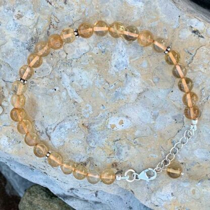 Citrine and Sterling Silver Bracelet