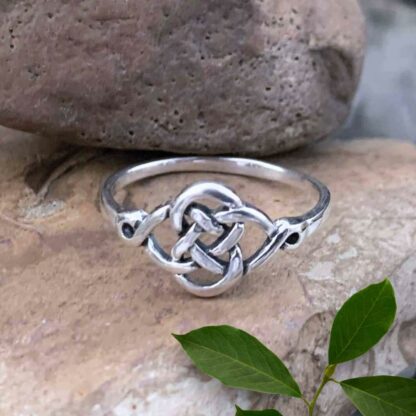 Sterling Silver Celtic Interwoven Ring