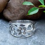Sterling Silver Plumeria Ring