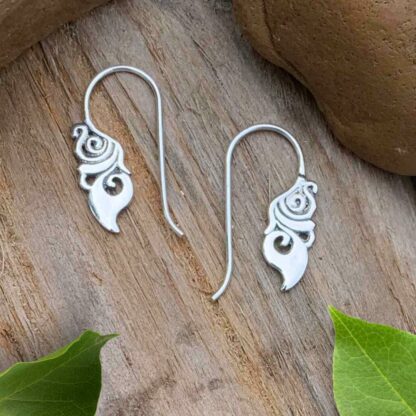 Sterling Minimalist Drop Earrings