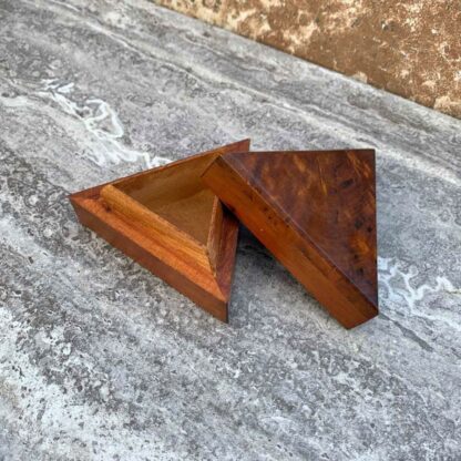 Small Triangular Thuya-Wood Box