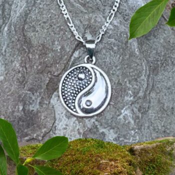 Yin Yang Sterling Pendant