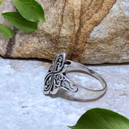 Sterling Silver Ribbons Ring