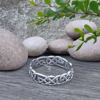 Sterling Celtic Knots Band
