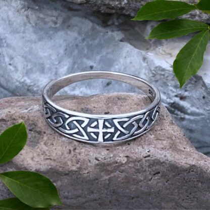 Celtic Cross Sterling Ring