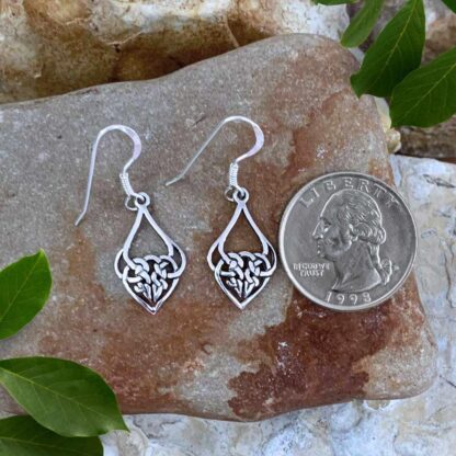 Celtic Heart Sterling Earrings