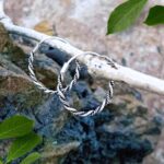 Mini Sterling Twisted Hoops