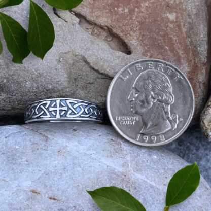 Celtic Cross Sterling Ring