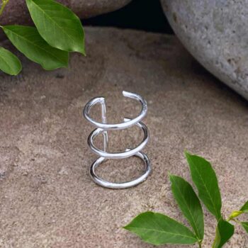 an image of a Three-Wire Sterling Silver Ear Cuff
