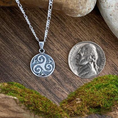 Sterling Triskelion-Trinity Pendant