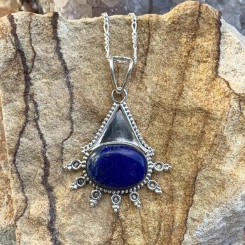 an image of a Lapis-Lazuli & Sterling Silver Pendant
