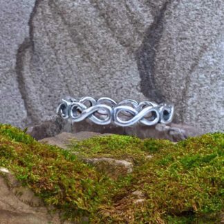 an image of a Sterling Silver Infinity Band Ring
