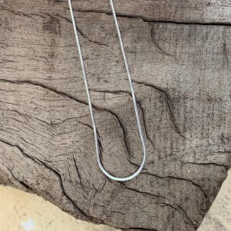 an image of a 20" Display Sterling Silver Snake Chain .020 gauge width