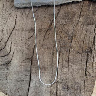 an image of a 18" Display Sterling Silver Snake Chain .020 gauge width