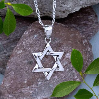 an image of a sterling silver Star of David Pendant