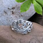 an image of a ring that we think looks like a Sterling Angel Feather Ring