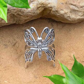 an image of a Filigree Sterling Silver Butterfly Ring