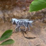 an image of a Sterling Silver Filigree Horse Ring