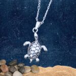 an image of a Sea Turtle Sterling Silver Pendant