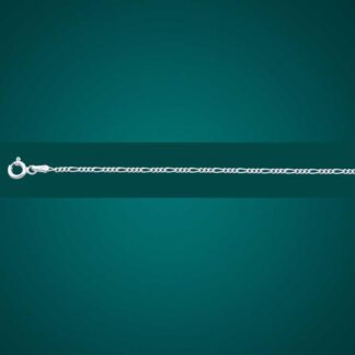 Sterling Silver Figaro Chain