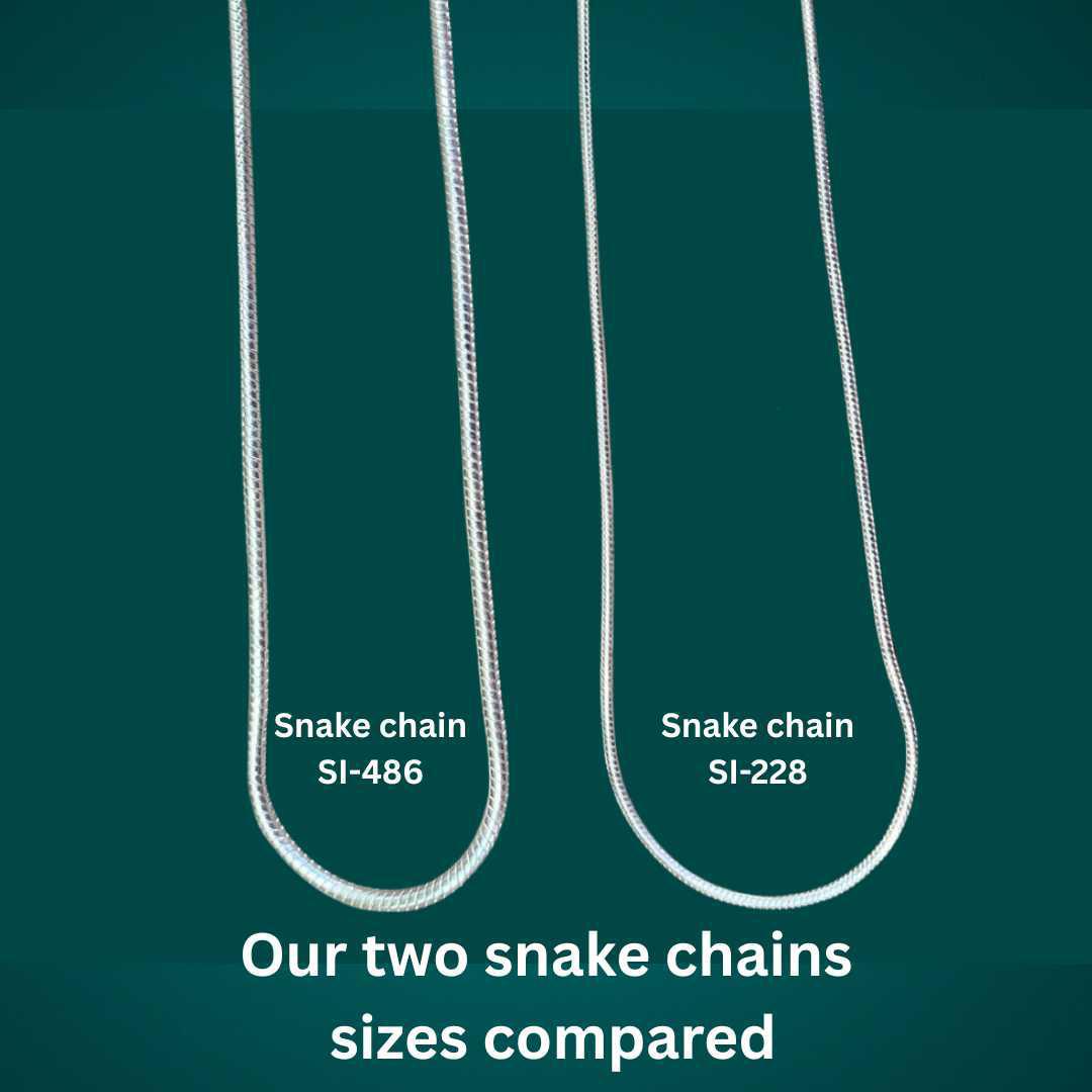 Sterling Silver Snake Chain - Image 2