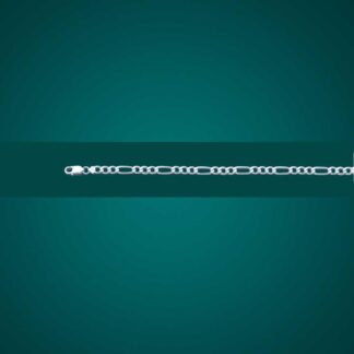 Sterling Figaro 100 Chain