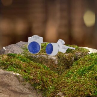 Very Petite Classic Black Onyx Sterling Silver Stud Earrings