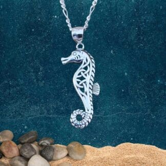 Sterling Silver Seahorse Pendant