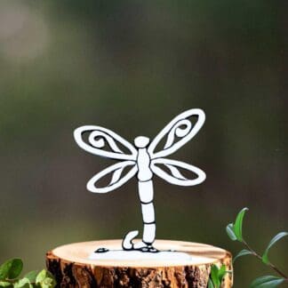 an image of a Pewter Dragonfly Ring Holder