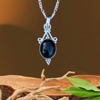 Sterling Black Onyx Pendant