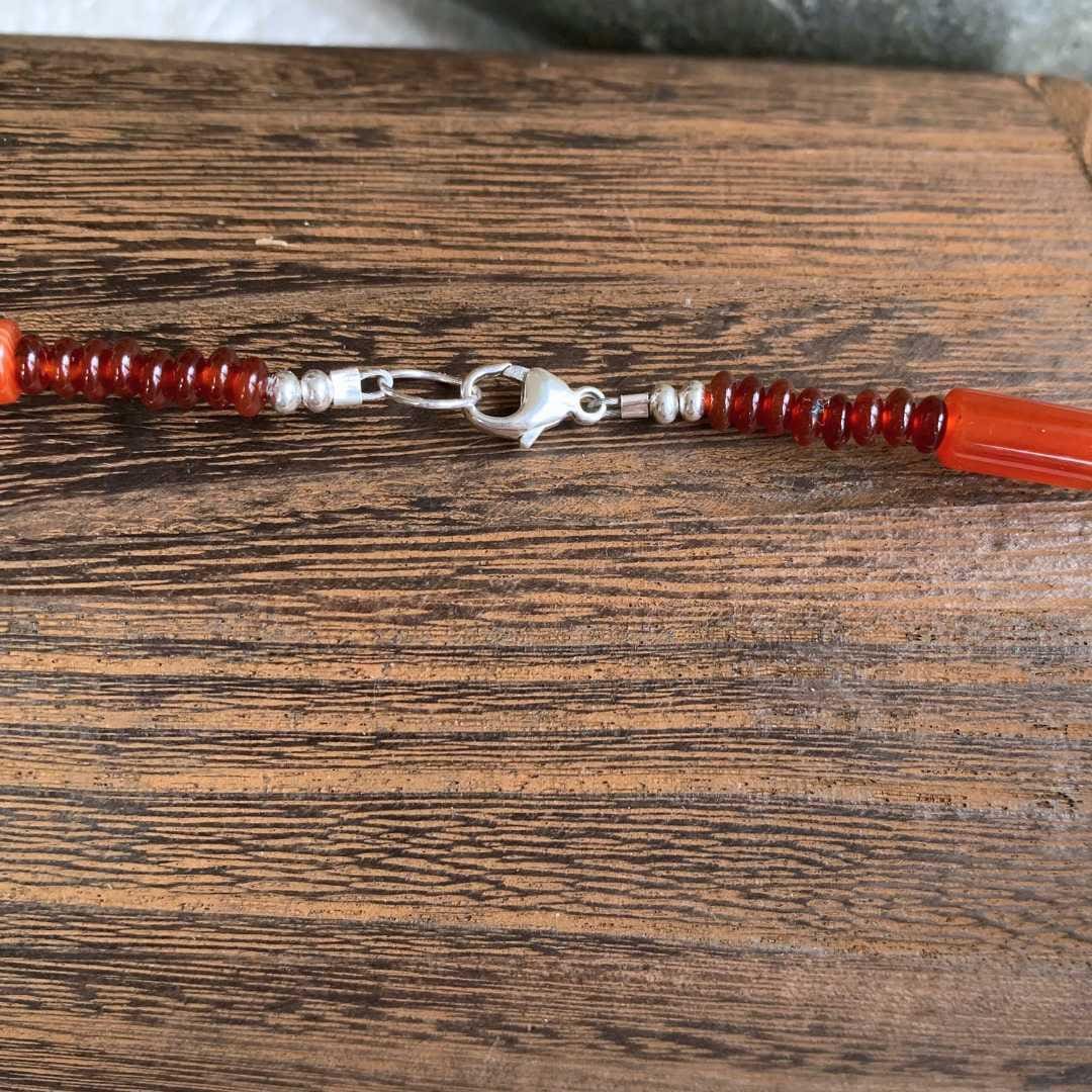 Mixed Carnelian Beaded Necklace - Image 5