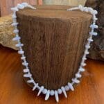 an image of ourBlue Lace Agate Sticks and Round Beads Necklace