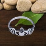 an image of aSterling Silver Claddagh Celtic Knot Ring