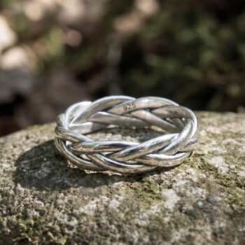 an image of a Sterling Silver Braided Band Ring